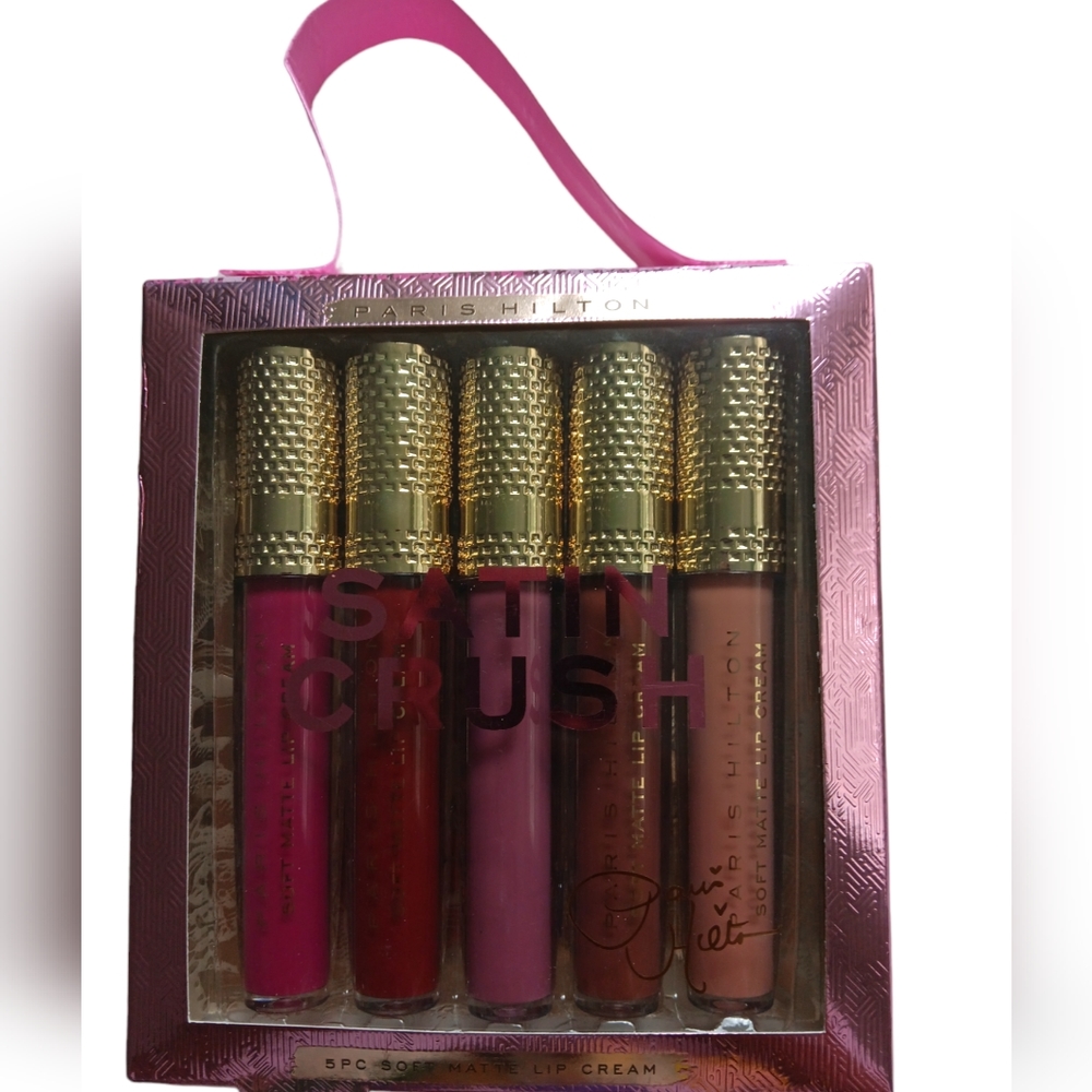 Paris Hilton | Satin Crush 5pc Soft Matte Lip Cream